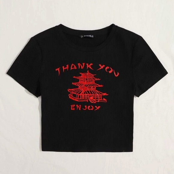 Thank you enjoy shirt shein Clearance